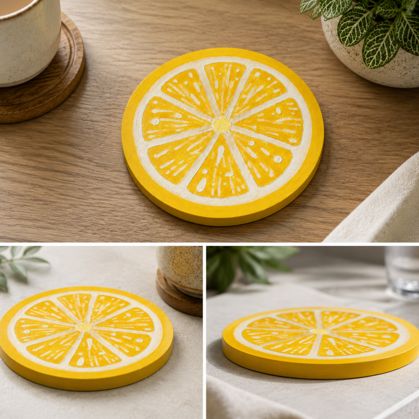 Lemon Slice Coaster
