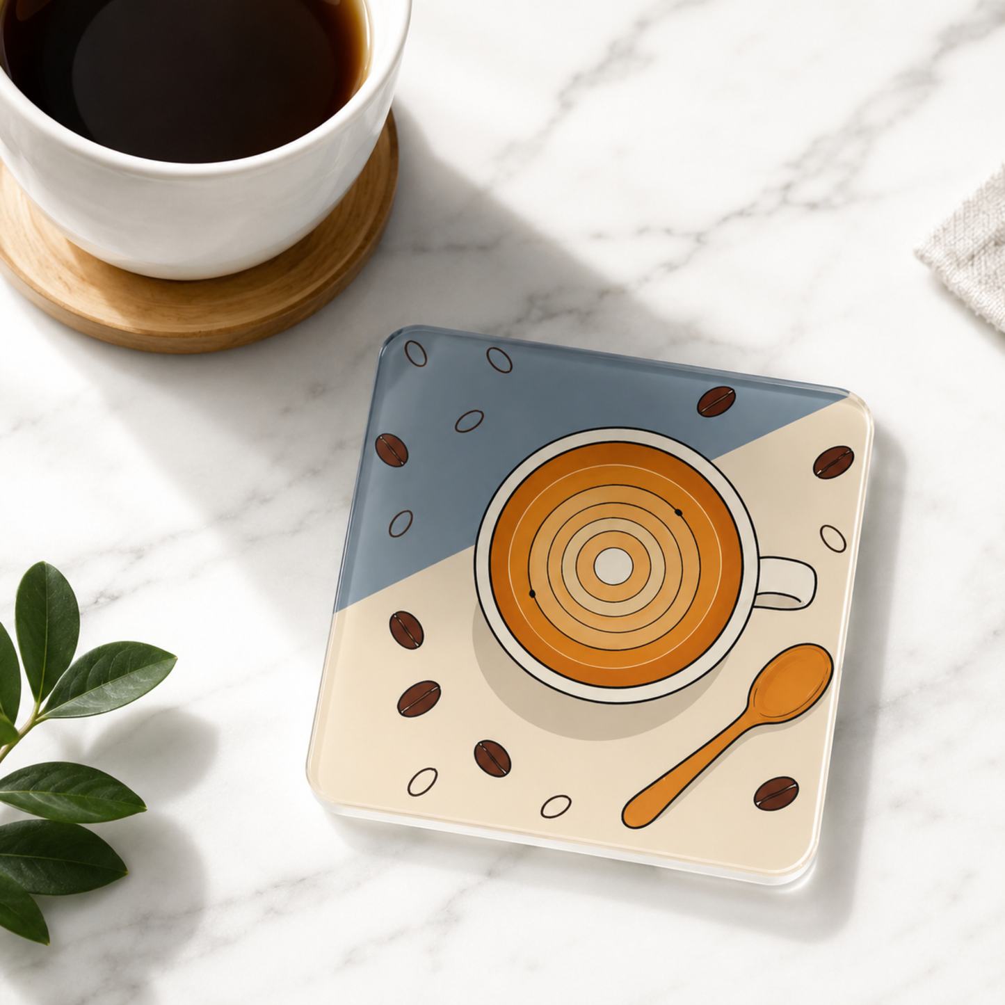 Coffee Art Coaster