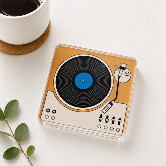 Vinyl Record Coaster